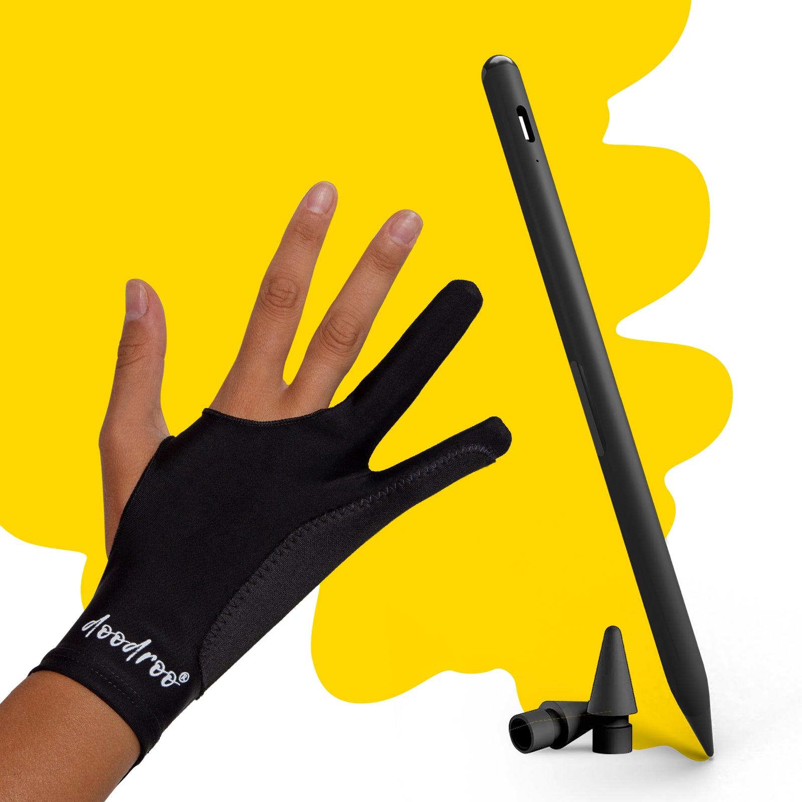 Digital Pen for iPad and M size Artist Glove