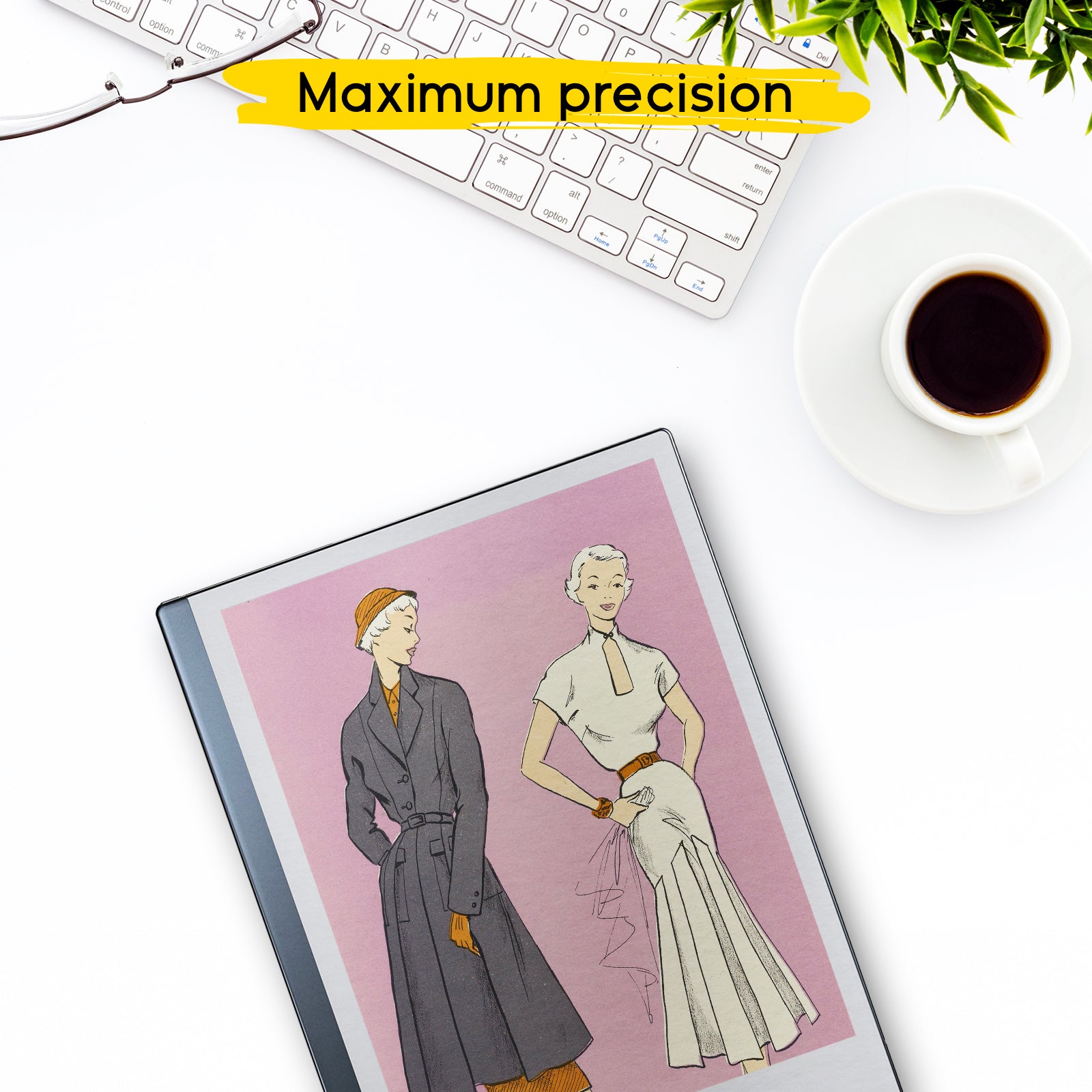 Paper-feel anti-reflection and anti-fingerprint protective film for reMarkable 2