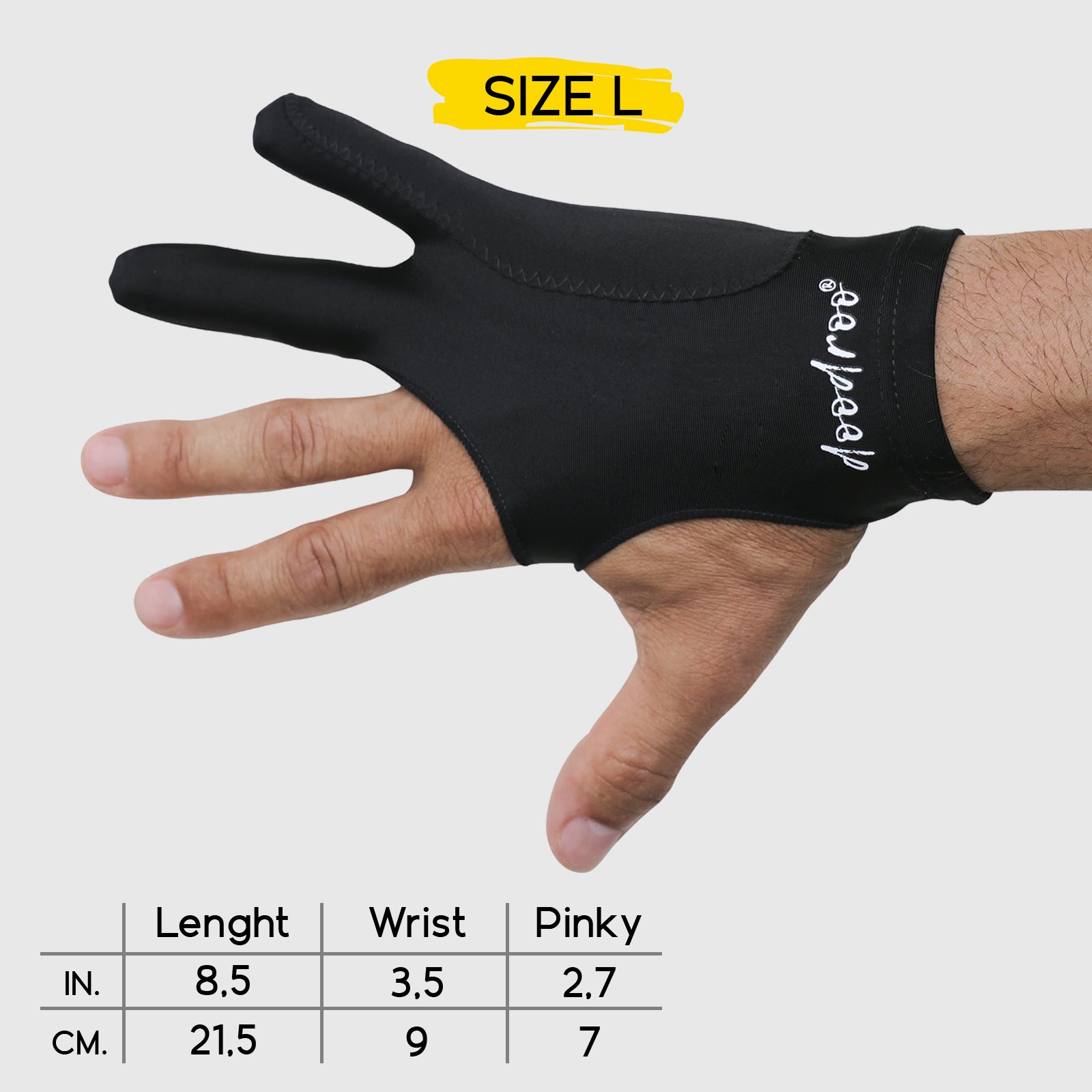 Drawing glove size L