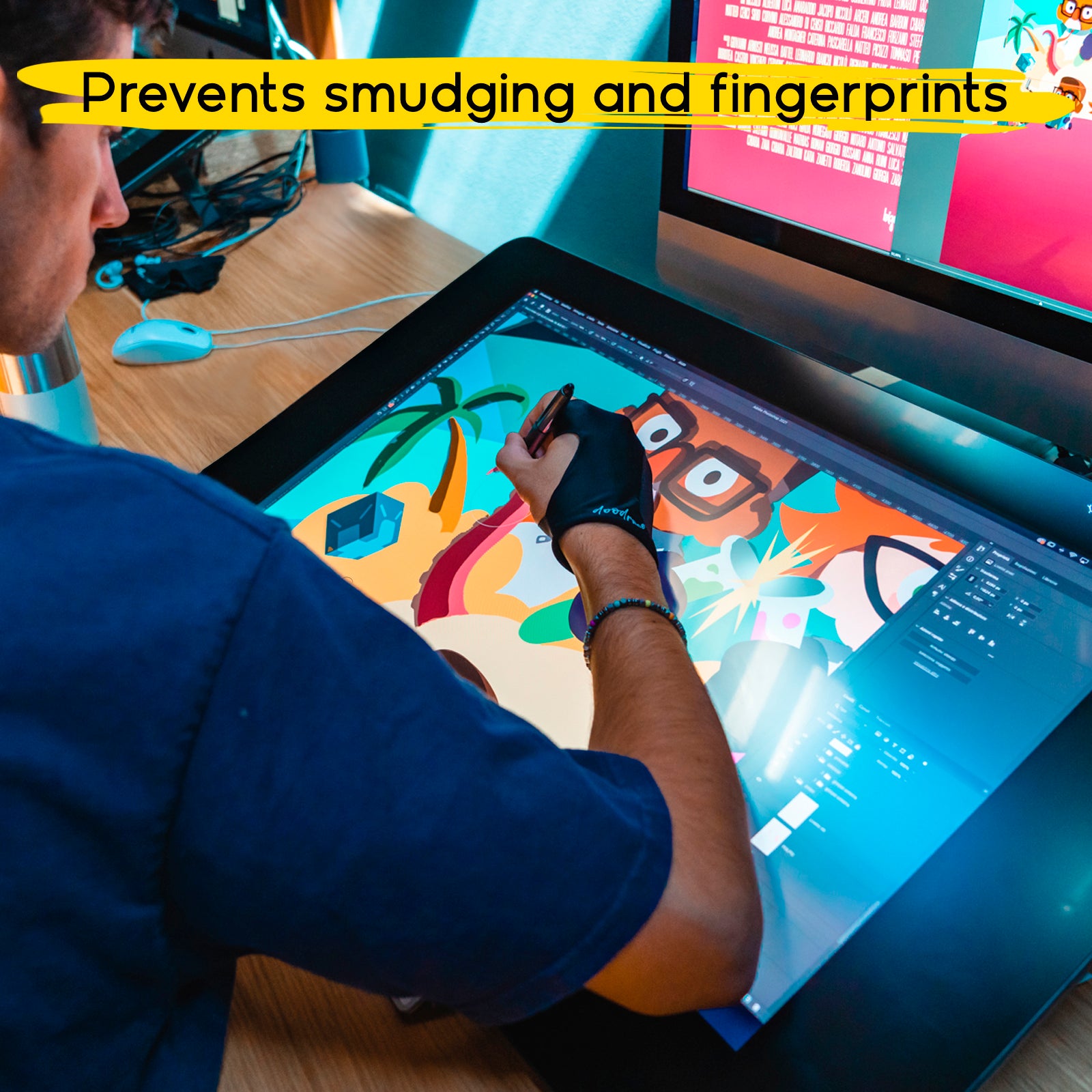 Drawing glove size S
