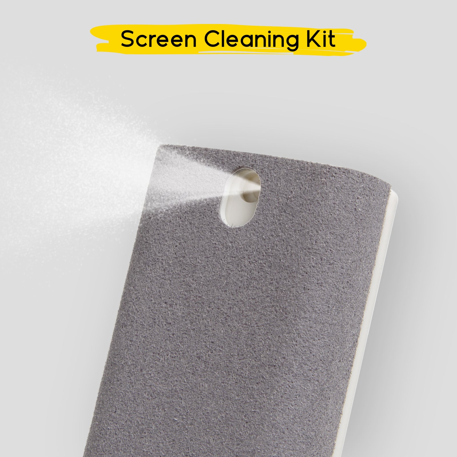 Cleaning kit for smartphone, tablet and PC displays