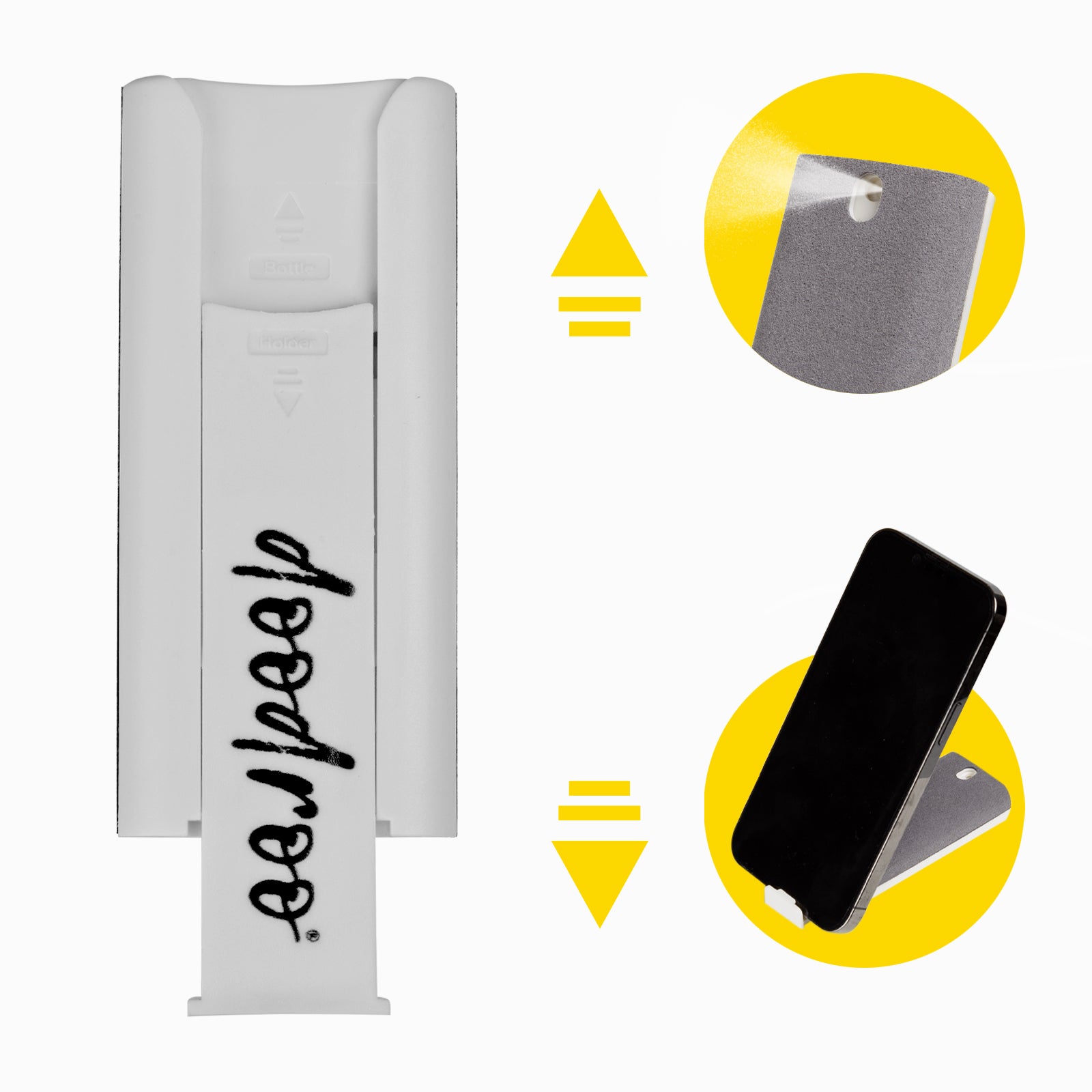 Cleaning kit for smartphone, tablet and PC displays