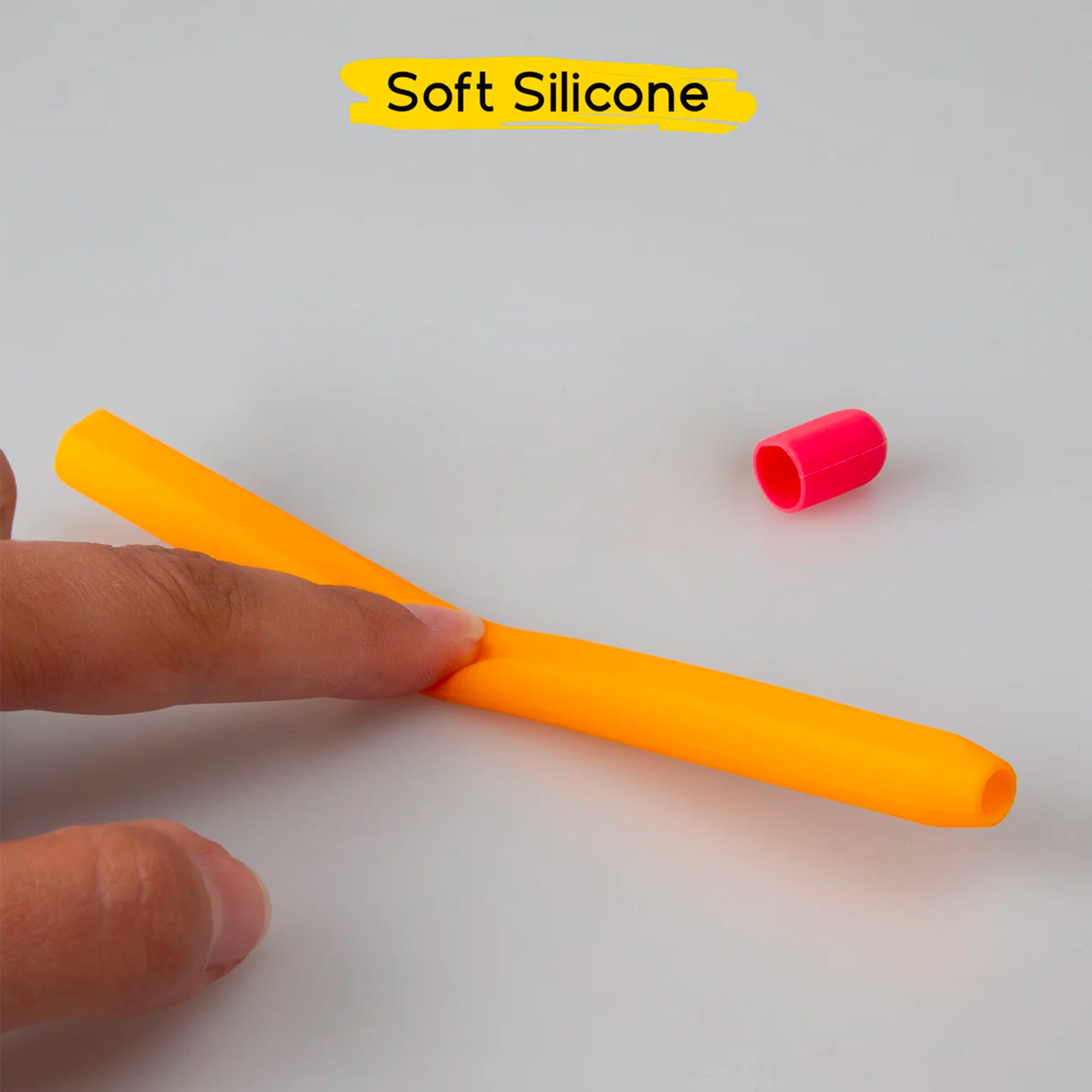 Yellow skin case for Apple Pencil with USB-C
