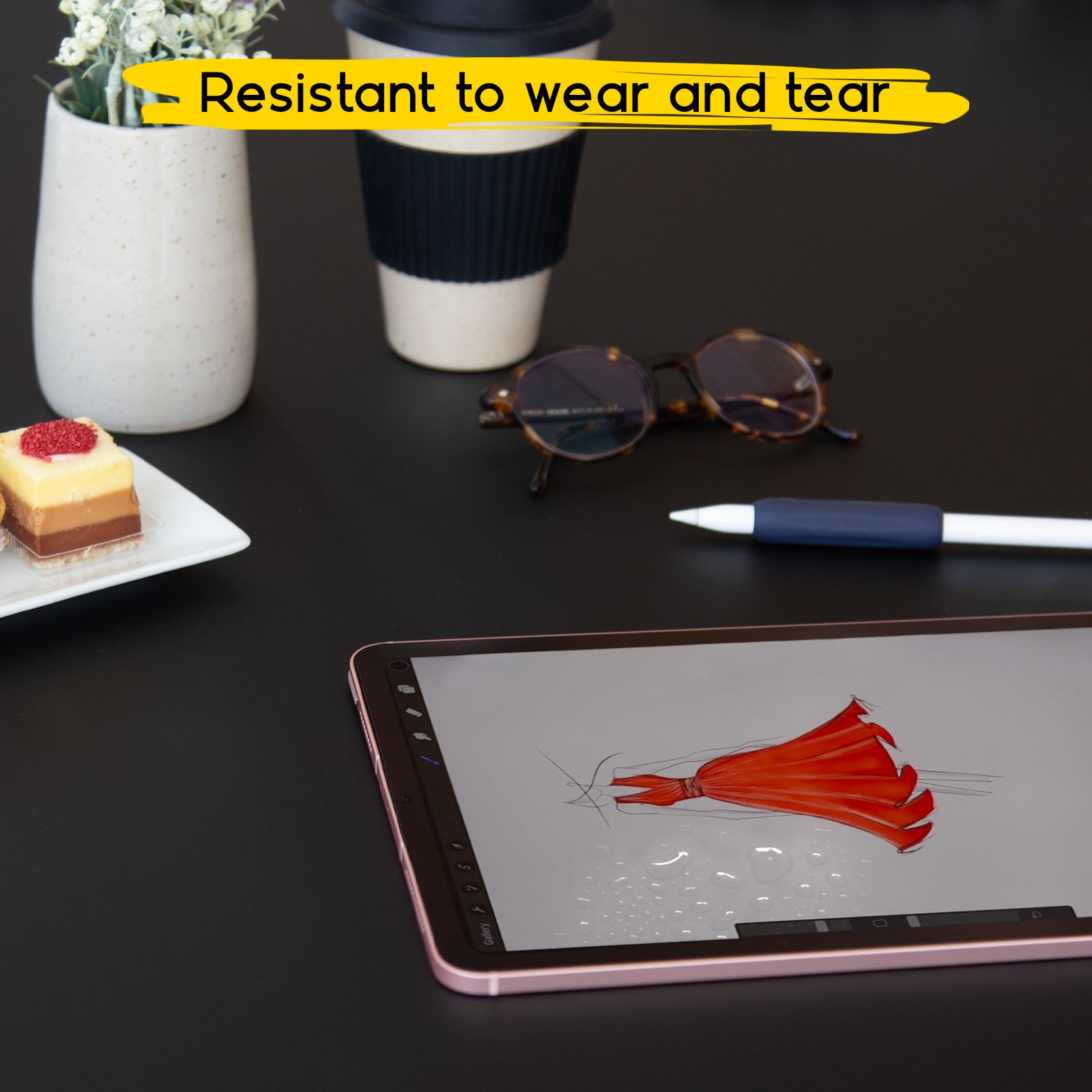 Paper-feel anti-reflection and anti-fingerprint protective film for reMarkable 2
