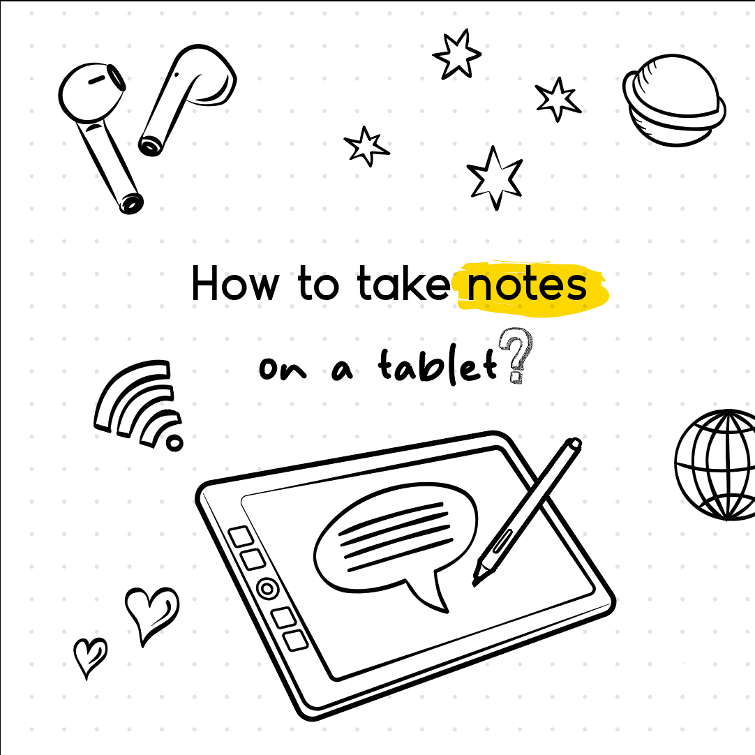 How to take notes on a tablet? | doodroo