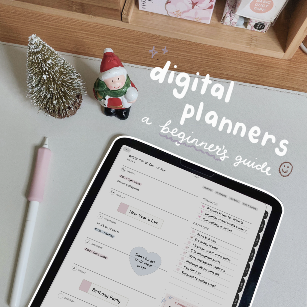 Digital Planners: a beginners guide by doodroo and Matcha&Memo 🐱‍🏍