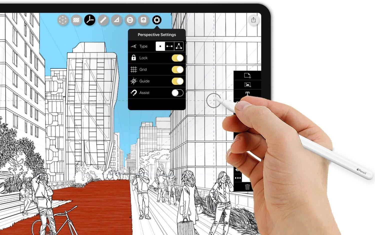 MORPHOLIO TRACE: the drawing board on iPad