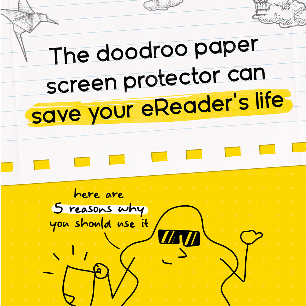 Can a paper texture screen protector improve your e-reader reading experience?