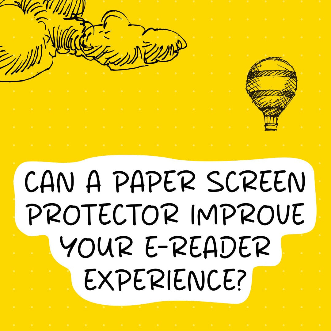 Can a paper texture screen protector improve your e-reader reading experience?