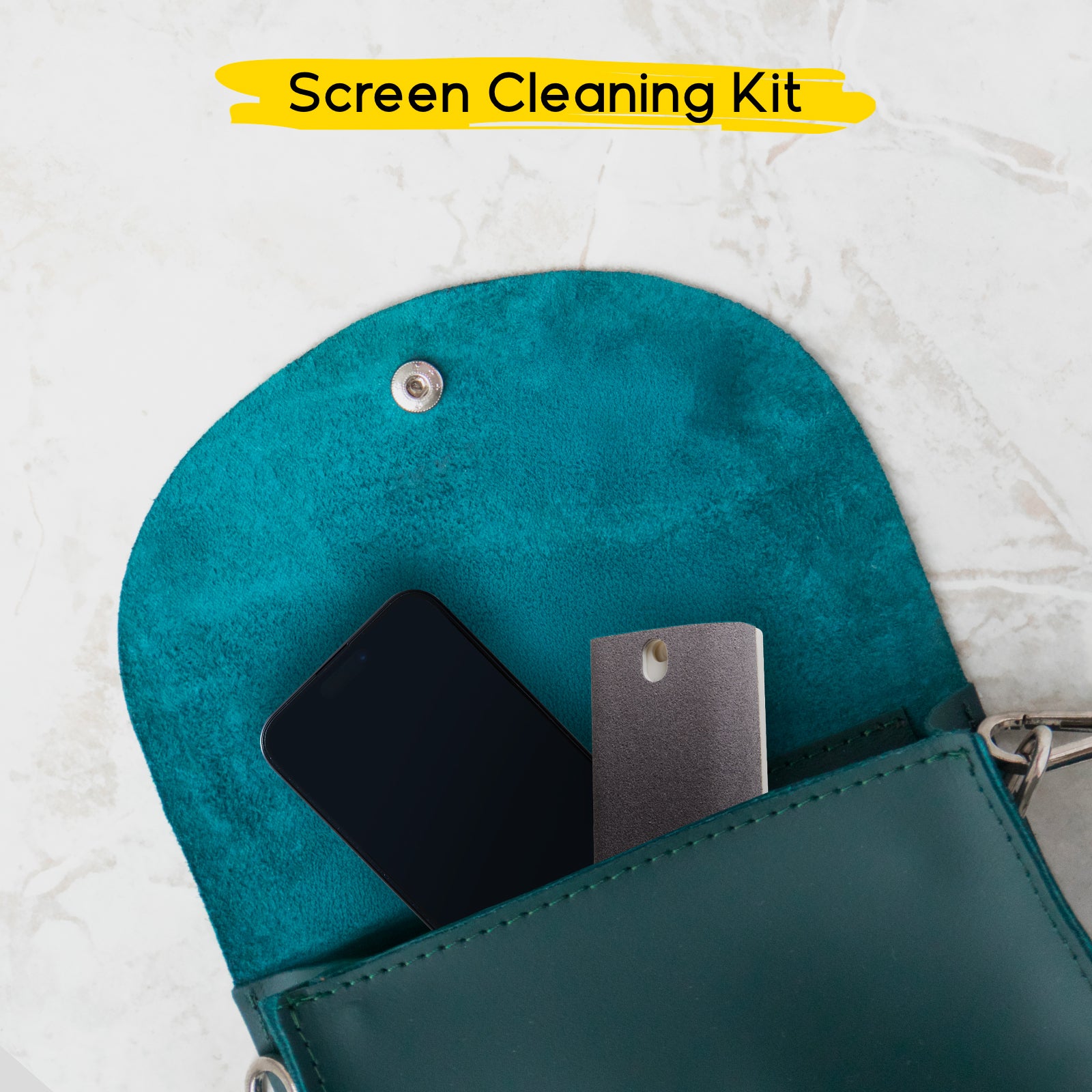 Cleaning kit for smartphone, tablet and PC displays