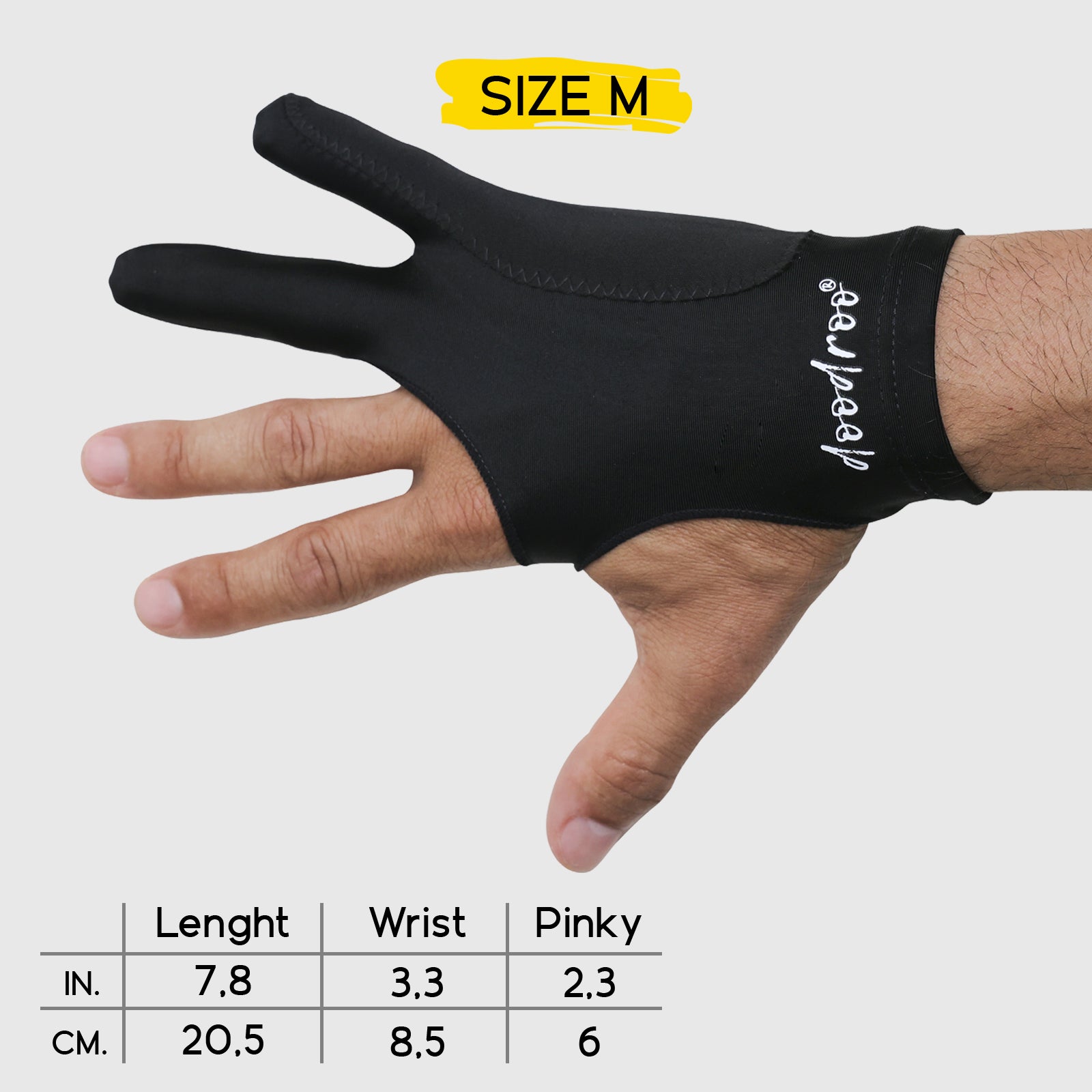 Drawing glove size M